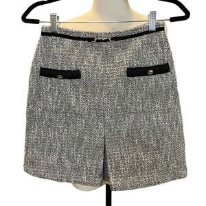 Maje metallic tweed Mini Skirt size 36